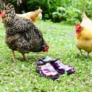 SLOGGER Purple Chicken Rain Shoes